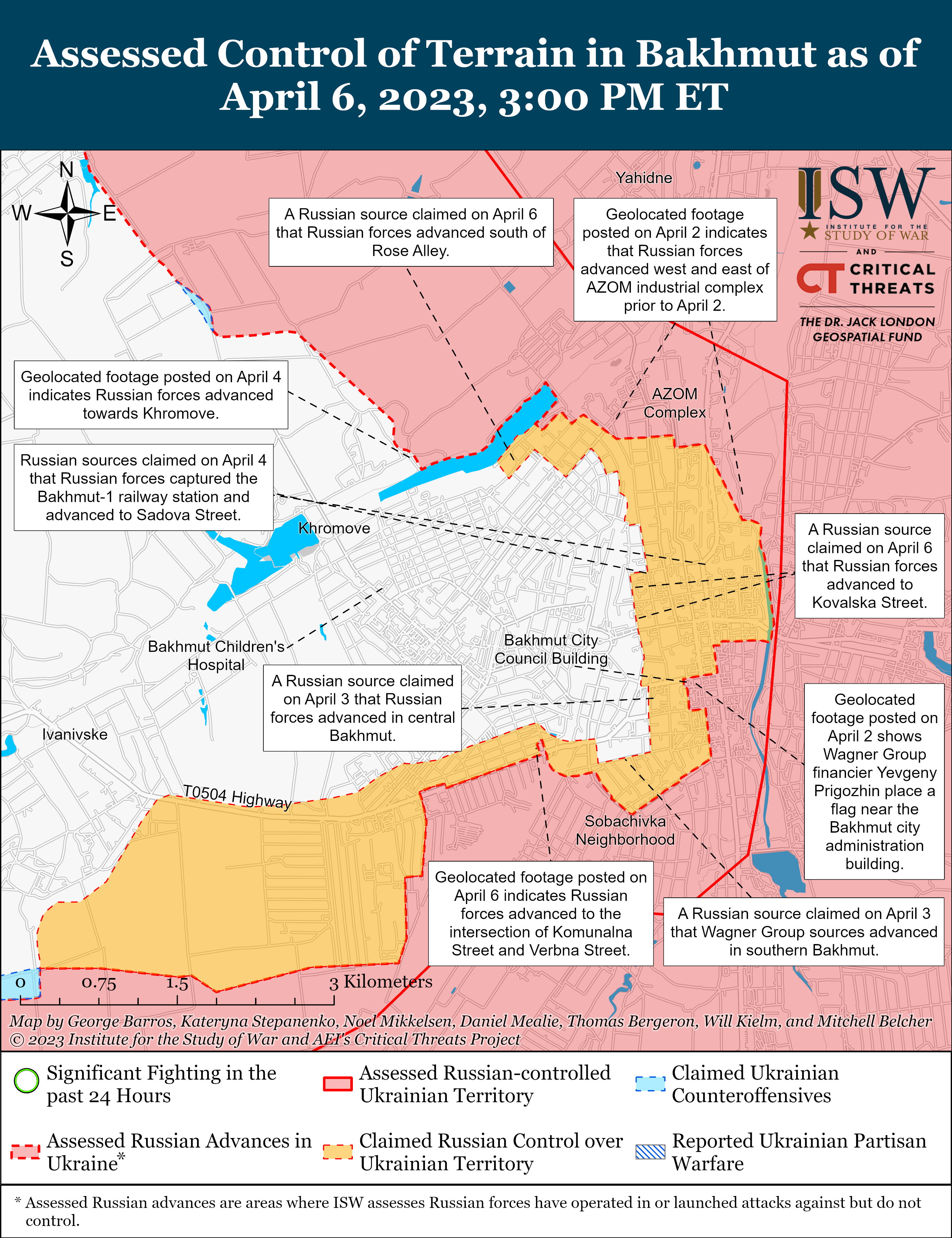 Росіяни втратили 4 тисячі солдат біля Авдіївки: карти боїв ISW